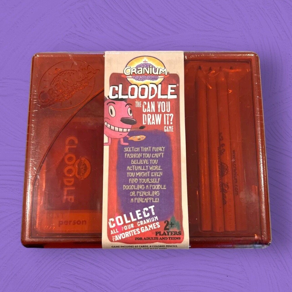 Cranium CLOODLE The “Can You Draw It?” GAME Party & Travel 2010 NEW & SEALED